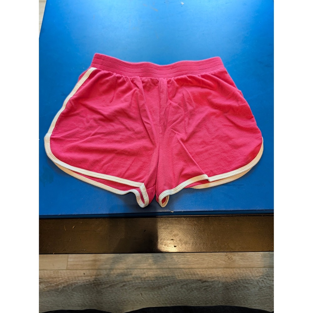 No Boundaries Womens Pink Dolphin Shorts White Trim XS NB22100025502